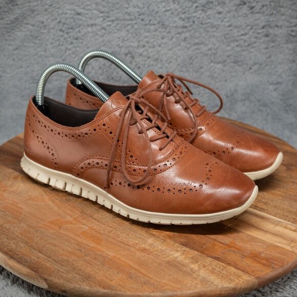 Cole Haan Brown Leather Flats - Picture 1 of 9